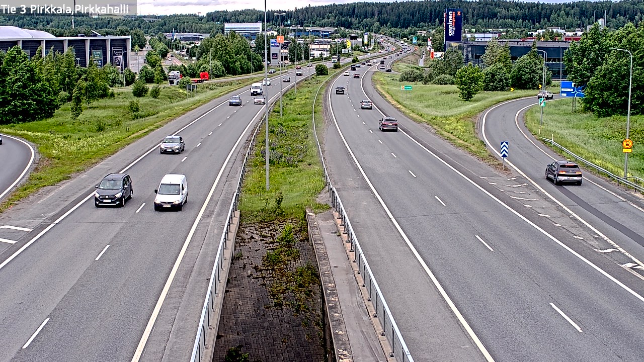 Weather Camera Image Road 3 Pirkkala, Pirkkahalli, Pirkkala, Pirkanmaa
