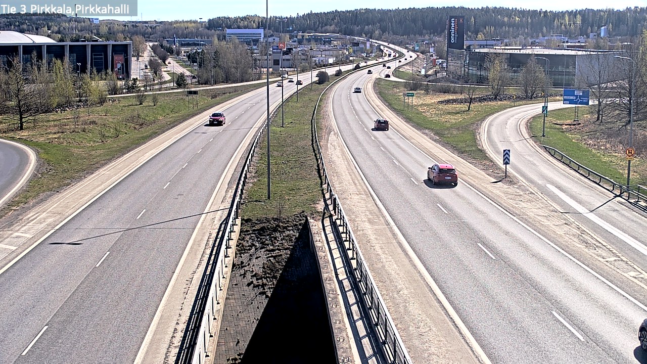 Weather Camera Image Road 3 Pirkkala, Pirkkahalli, Pirkkala, Pirkanmaa