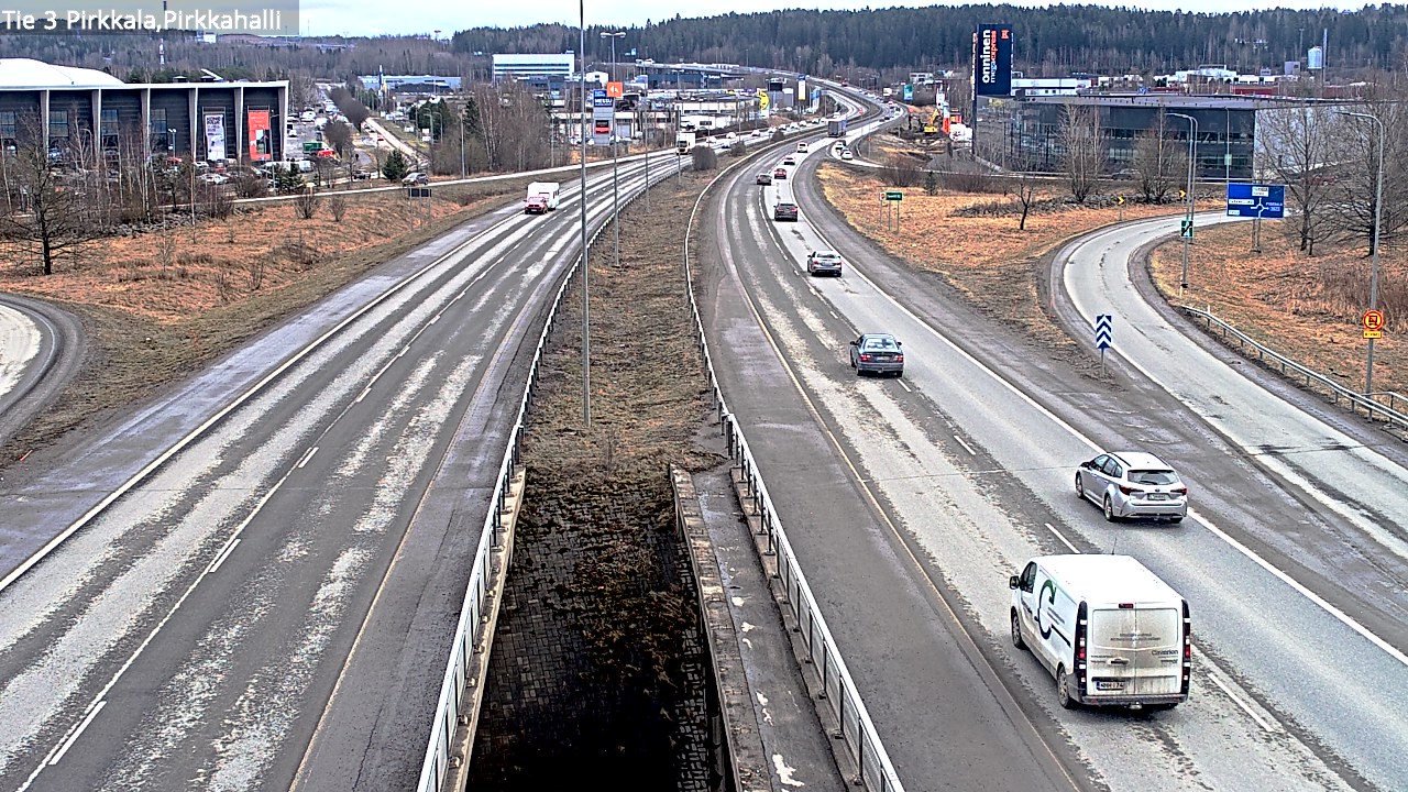 Weather Camera Image Väg 3 Birkala, Pirkkahalli, Pirkkala, Pirkanmaa