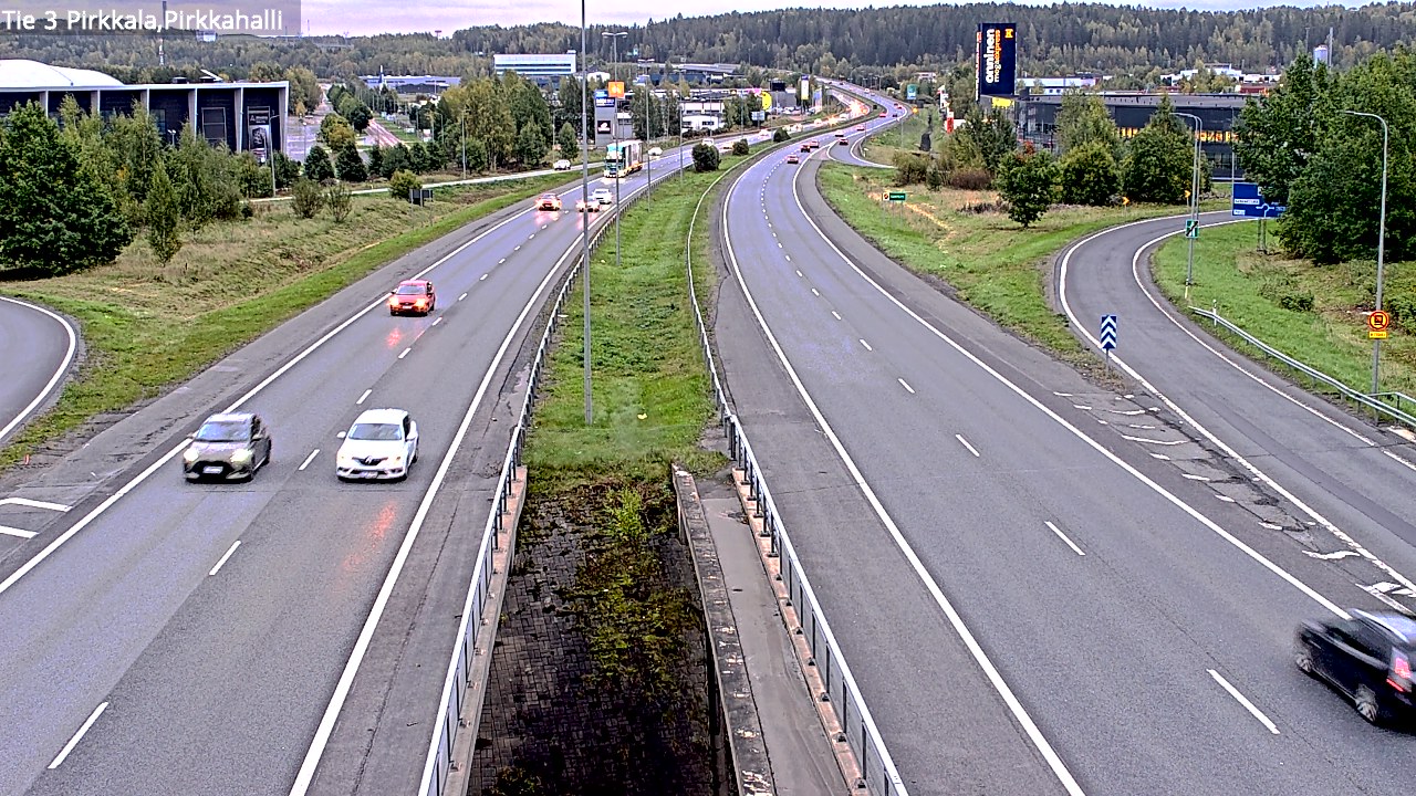 Weather Camera Image Väg 3 Birkala, Pirkkahalli, Pirkkala, Pirkanmaa