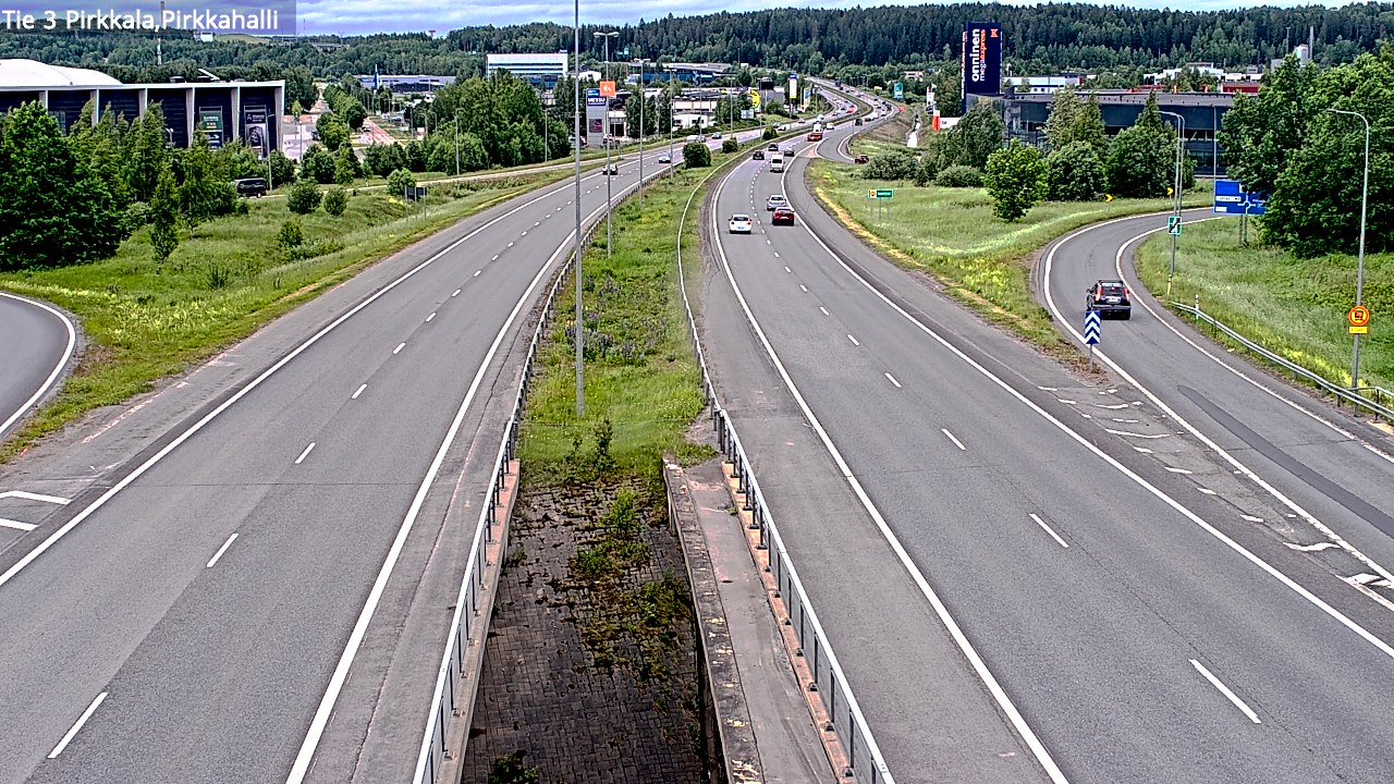 Weather Camera Image Väg 3 Birkala, Pirkkahalli, Pirkkala, Pirkanmaa