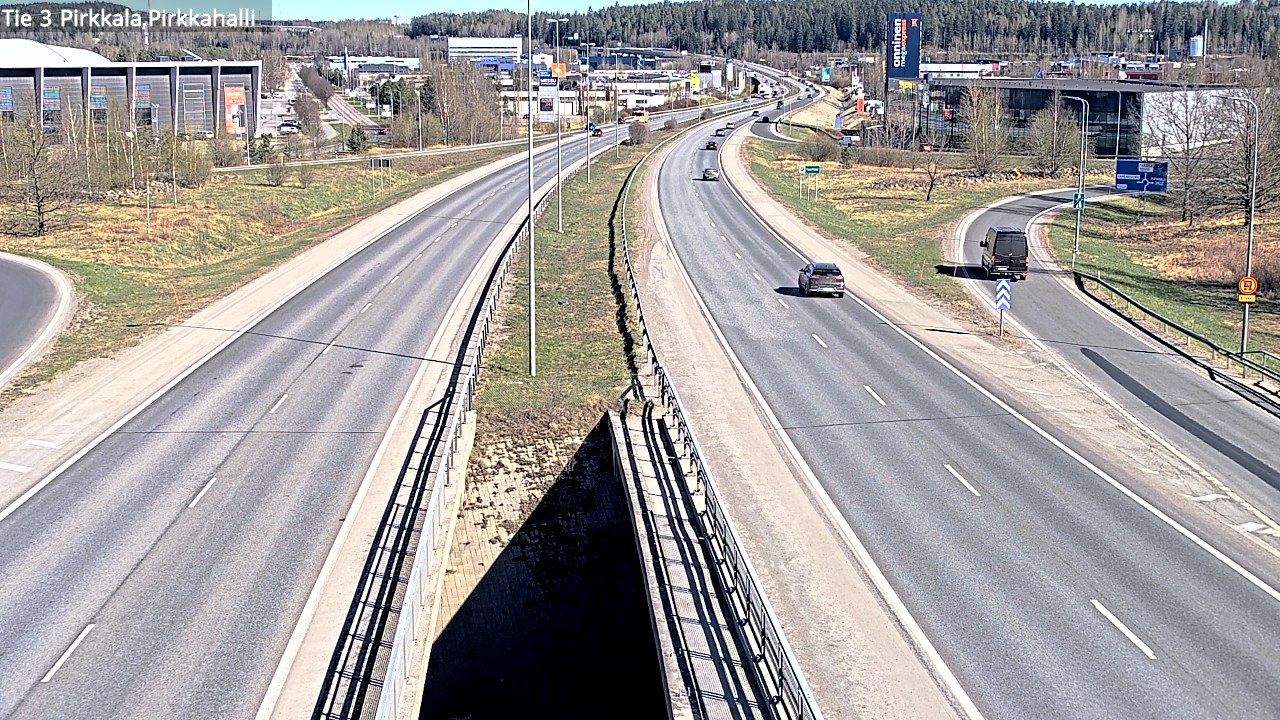 Weather Camera Image Road 3 Pirkkala, Pirkkahalli, Pirkkala, Pirkanmaa