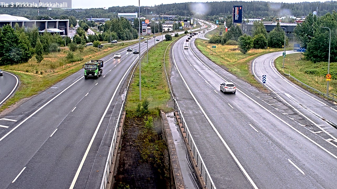 Weather Camera Image Road 3 Pirkkala, Pirkkahalli, Pirkkala, Pirkanmaa