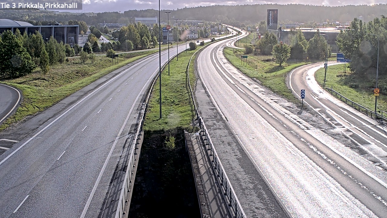 Weather Camera Image Road 3 Pirkkala, Pirkkahalli, Pirkkala, Pirkanmaa