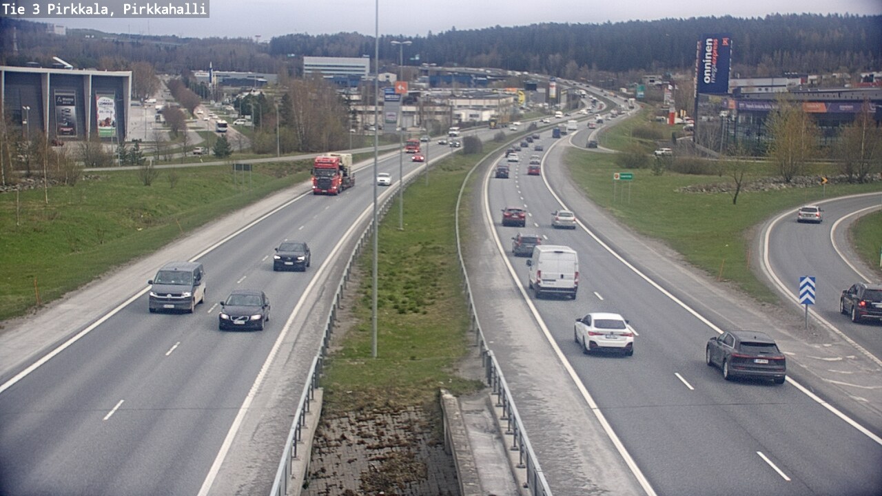 Weather Camera Image Väg 3 Birkala, Pirkkahalli, Pirkkala, Pirkanmaa
