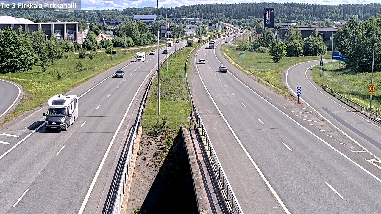 Kelikamerat Kuva Tie 3 Pirkkala, Pirkkahalli, Pirkkala, Pirkanmaa