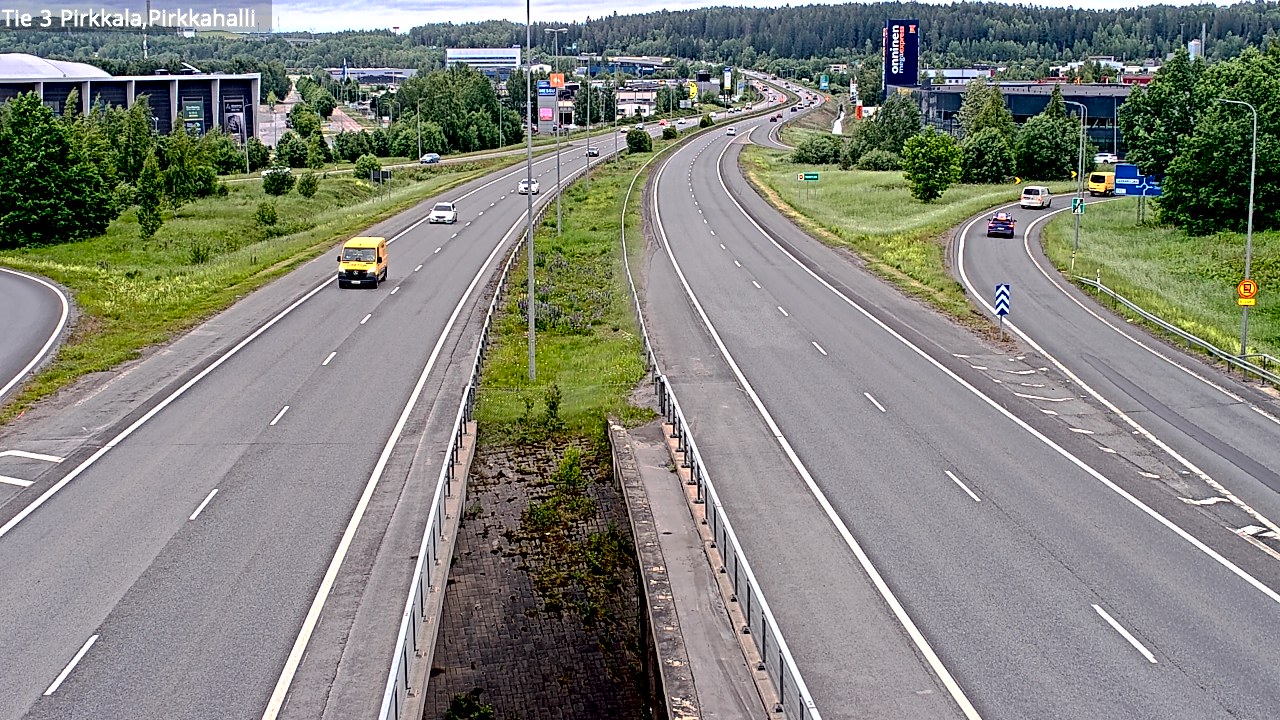 Weather Camera Image Väg 3 Birkala, Pirkkahalli, Pirkkala, Pirkanmaa