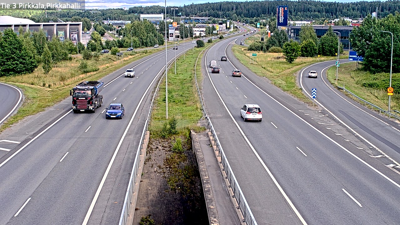 Weather Camera Image Väg 3 Birkala, Pirkkahalli, Pirkkala, Pirkanmaa