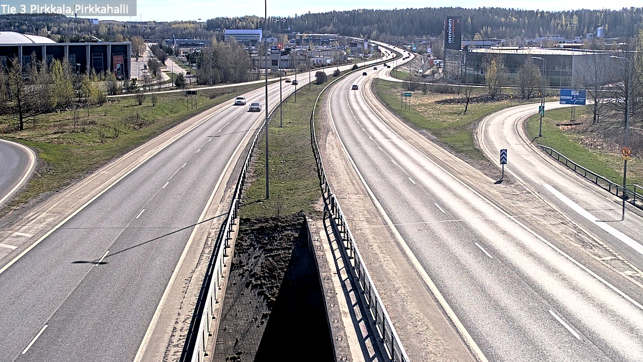 Weather Camera Image Road 3 Pirkkala, Pirkkahalli, Pirkkala, Pirkanmaa