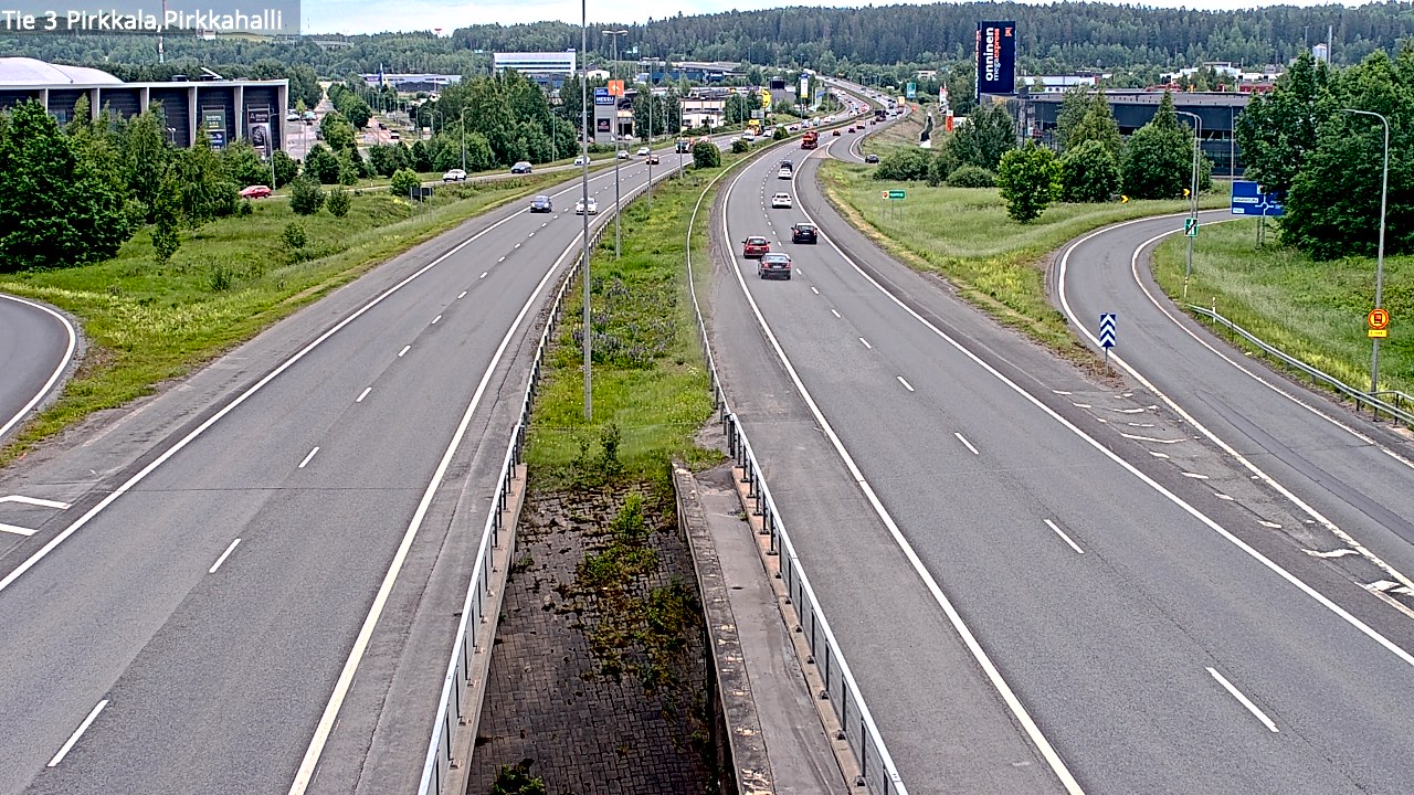 Kelikamerat Kuva Tie 3 Pirkkala, Pirkkahalli, Pirkkala, Pirkanmaa