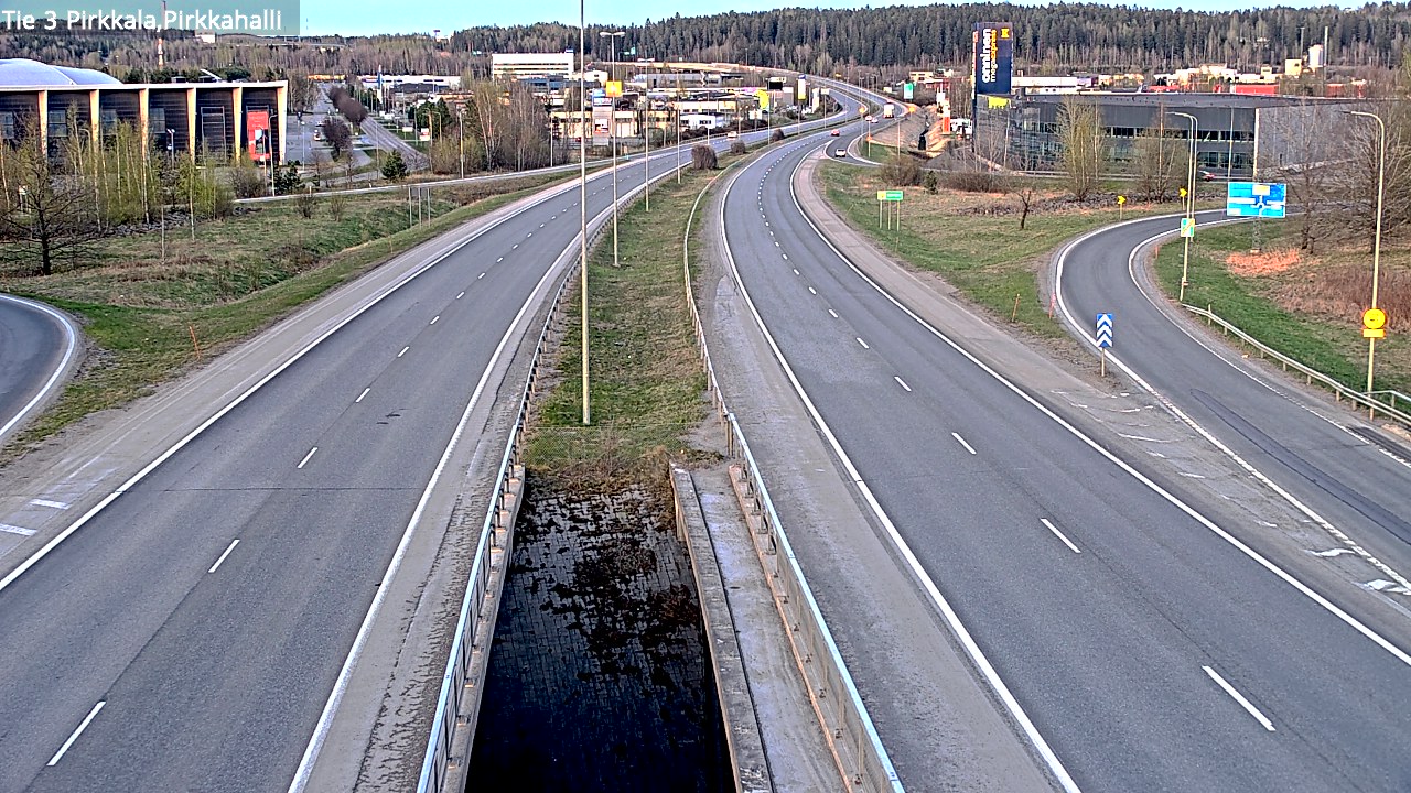 Weather Camera Image Road 3 Pirkkala, Pirkkahalli, Pirkkala, Pirkanmaa