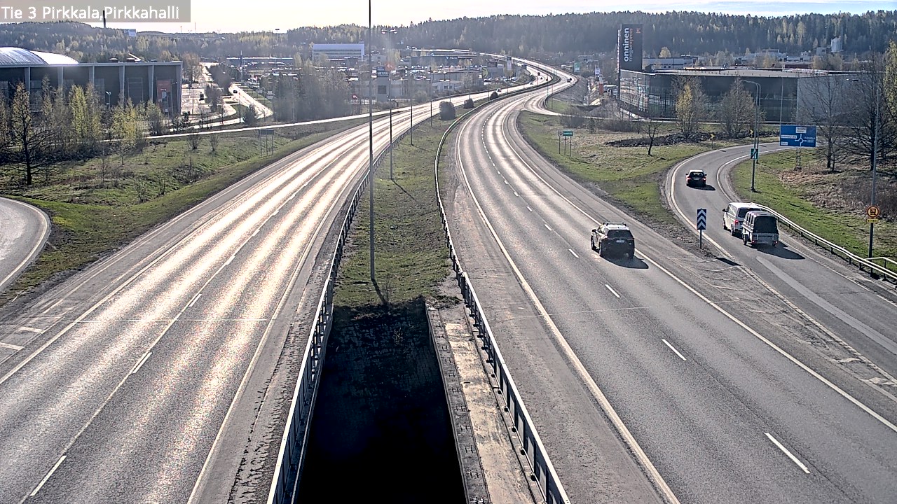 Weather Camera Image Road 3 Pirkkala, Pirkkahalli, Pirkkala, Pirkanmaa