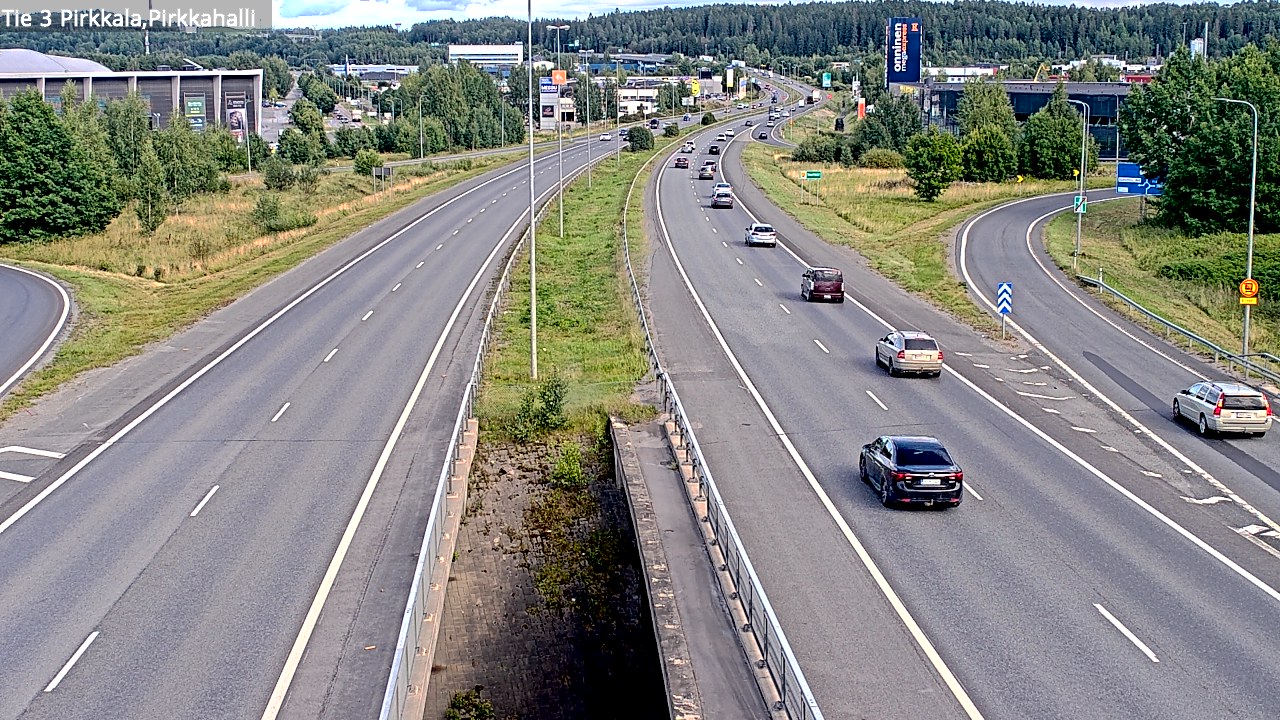 Weather Camera Image Väg 3 Birkala, Pirkkahalli, Pirkkala, Pirkanmaa