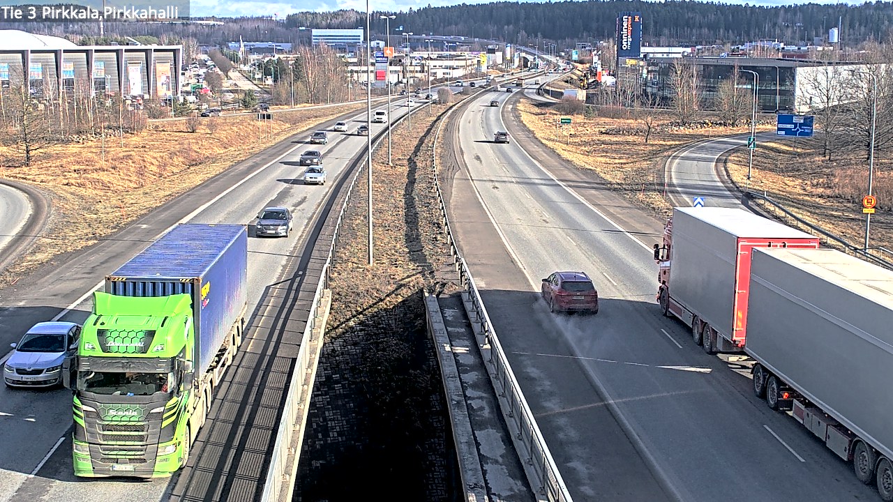 Weather Camera Image Väg 3 Birkala, Pirkkahalli, Pirkkala, Pirkanmaa