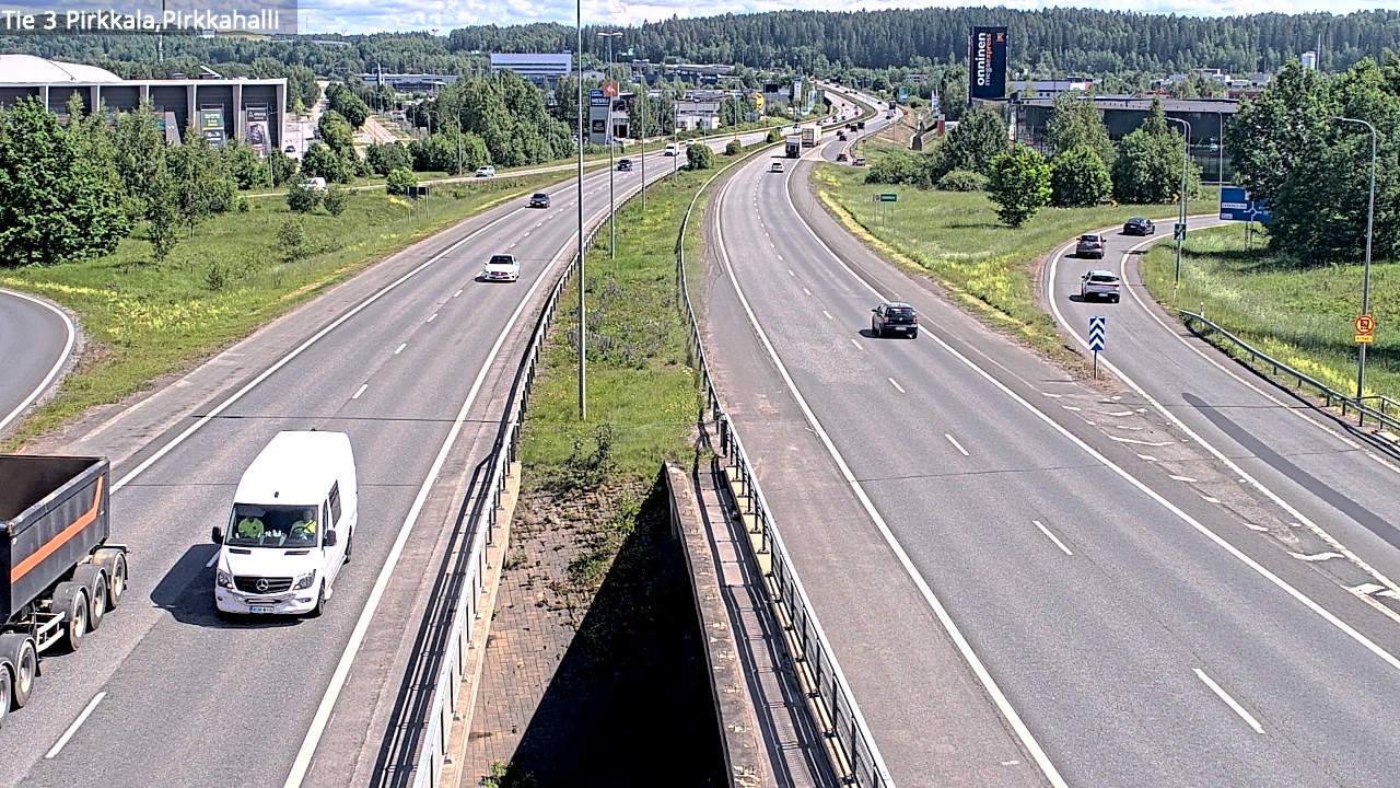 Kelikamerat Kuva Tie 3 Pirkkala, Pirkkahalli, Pirkkala, Pirkanmaa