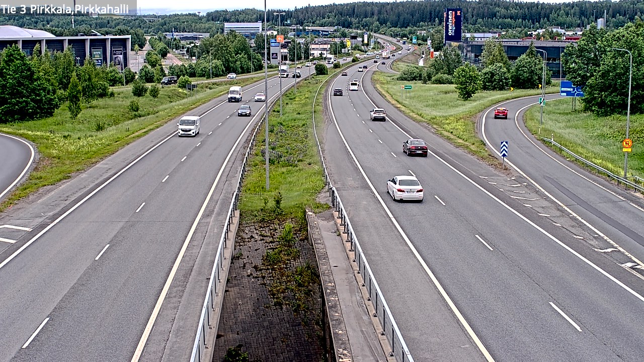 Weather Camera Image Väg 3 Birkala, Pirkkahalli, Pirkkala, Pirkanmaa