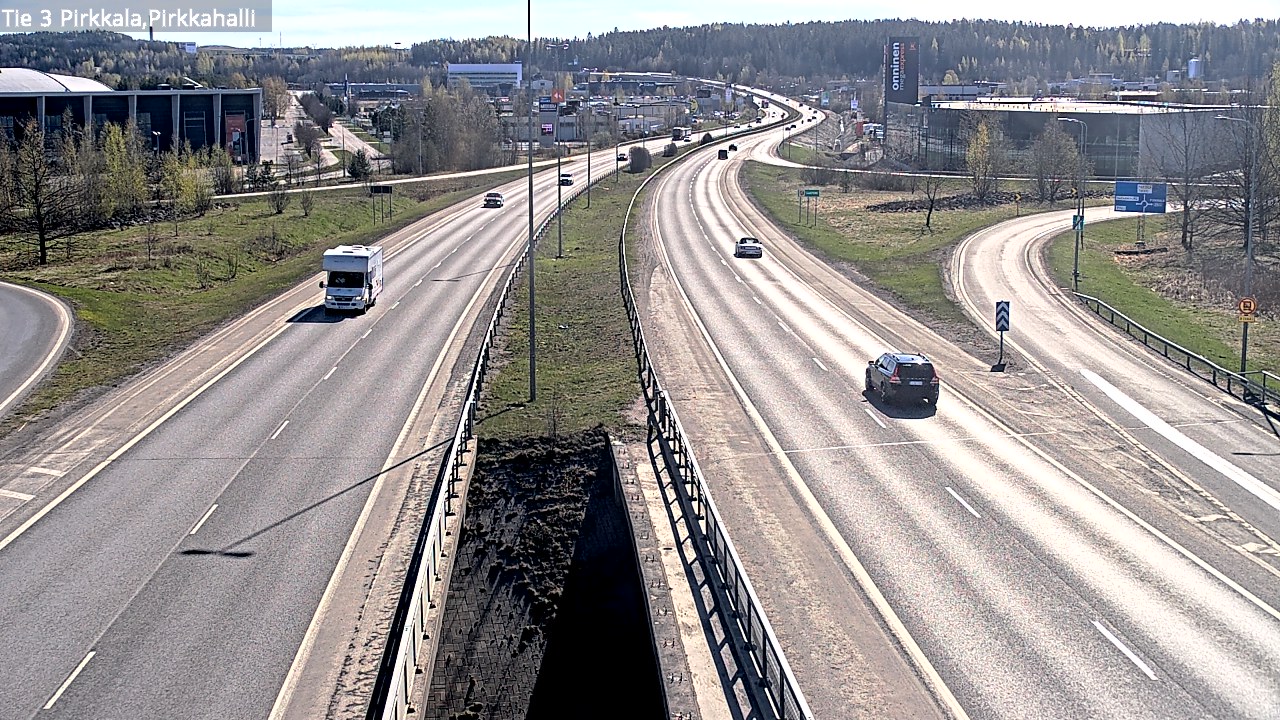 Weather Camera Image Road 3 Pirkkala, Pirkkahalli, Pirkkala, Pirkanmaa