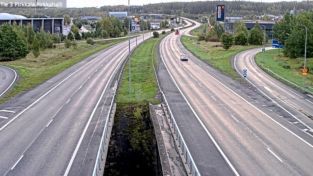 Weather Camera Image Road 3 Pirkkala, Pirkkahalli, Pirkkala, Pirkanmaa