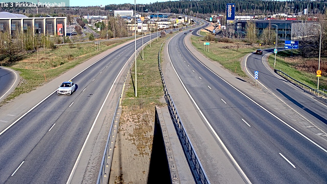 Weather Camera Image Road 3 Pirkkala, Pirkkahalli, Pirkkala, Pirkanmaa