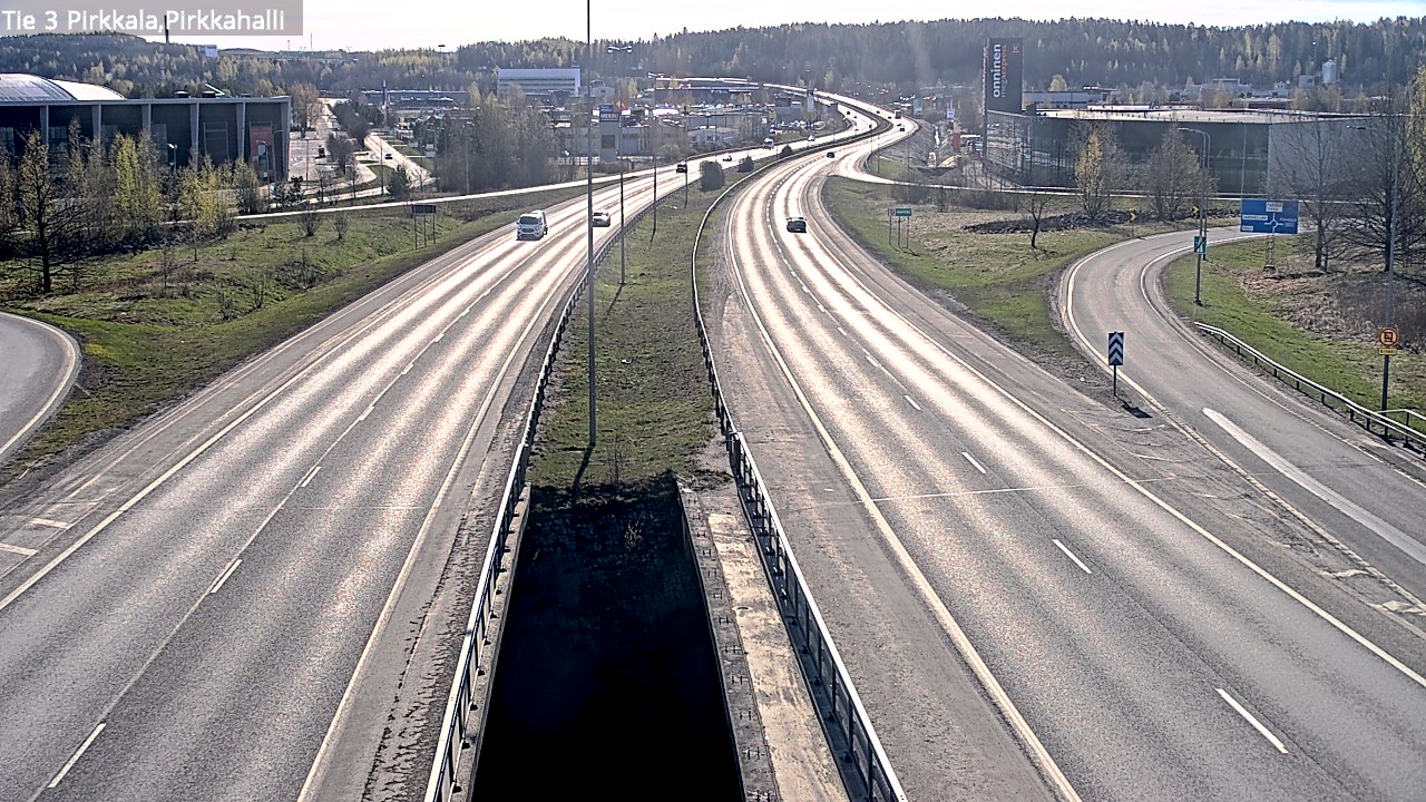 Weather Camera Image Road 3 Pirkkala, Pirkkahalli, Pirkkala, Pirkanmaa