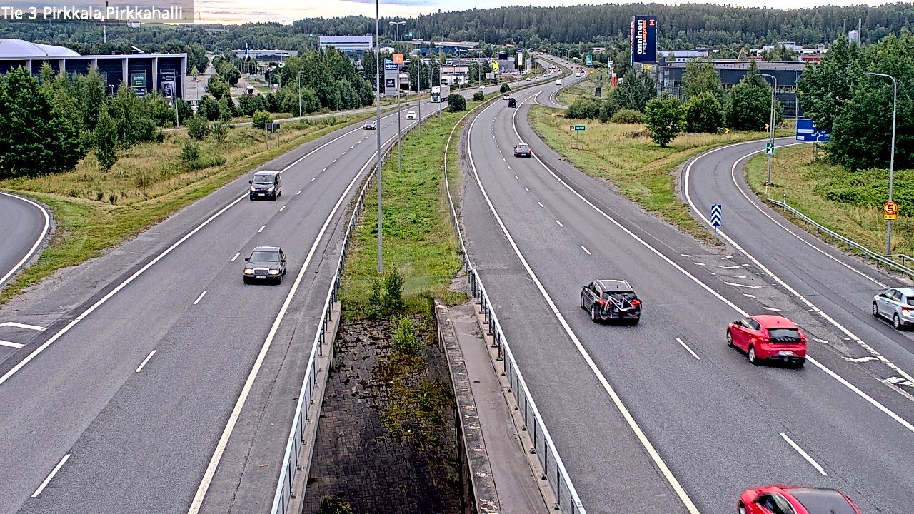 Weather Camera Image Väg 3 Birkala, Pirkkahalli, Pirkkala, Pirkanmaa