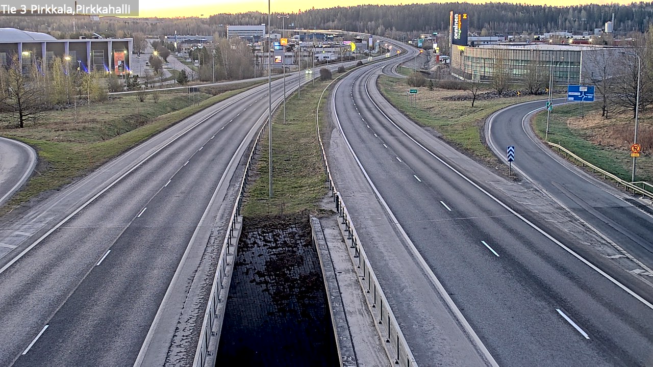 Weather Camera Image Road 3 Pirkkala, Pirkkahalli, Pirkkala, Pirkanmaa
