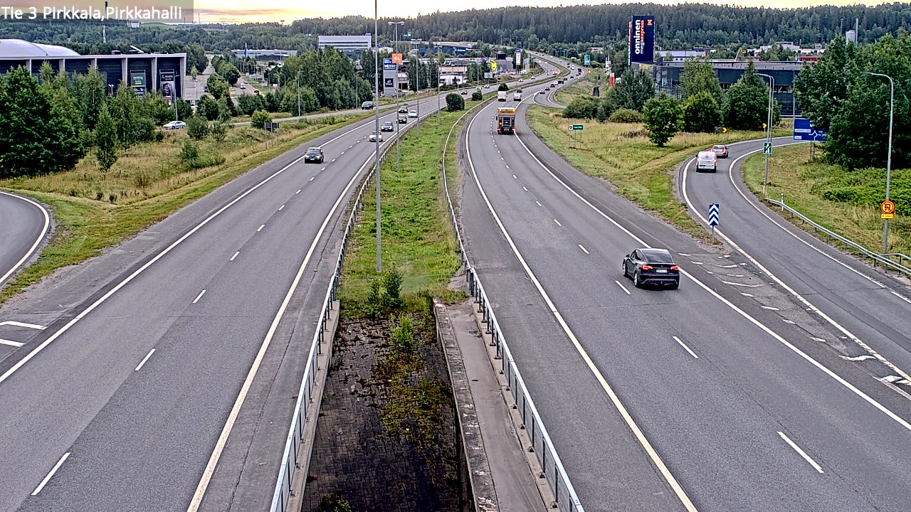 Weather Camera Image Väg 3 Birkala, Pirkkahalli, Pirkkala, Pirkanmaa