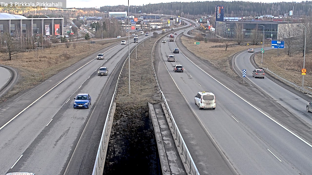 Weather Camera Image Väg 3 Birkala, Pirkkahalli, Pirkkala, Pirkanmaa
