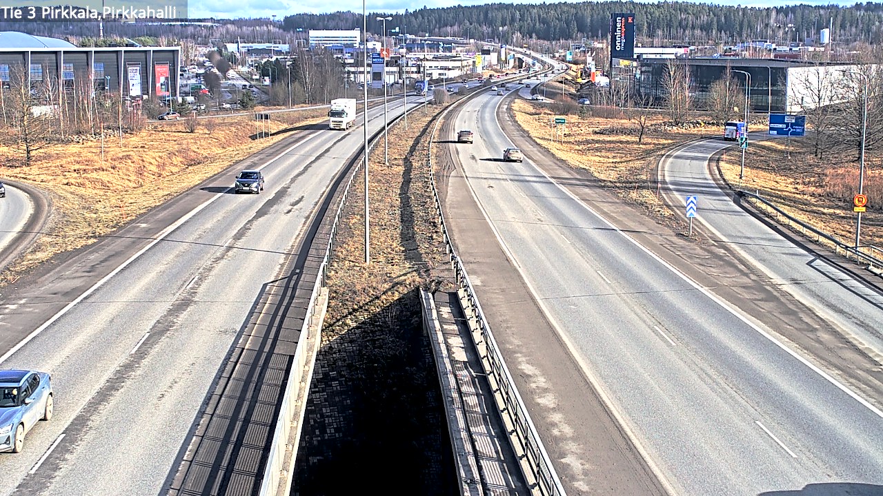 Weather Camera Image Väg 3 Birkala, Pirkkahalli, Pirkkala, Pirkanmaa