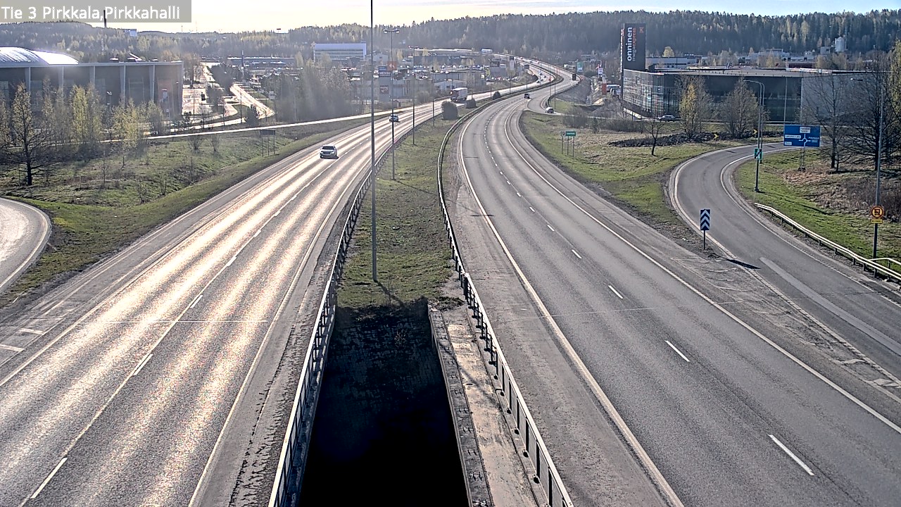 Weather Camera Image Road 3 Pirkkala, Pirkkahalli, Pirkkala, Pirkanmaa