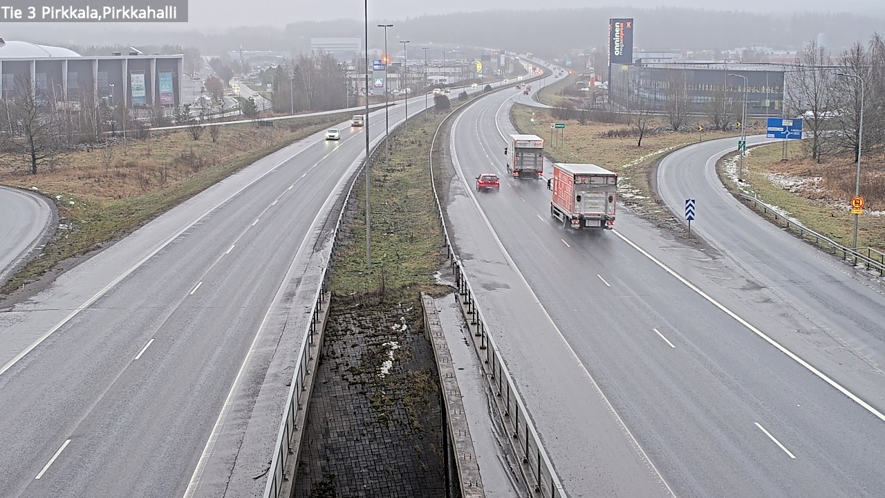 Weather Camera Image Väg 3 Birkala, Pirkkahalli, Pirkkala, Pirkanmaa