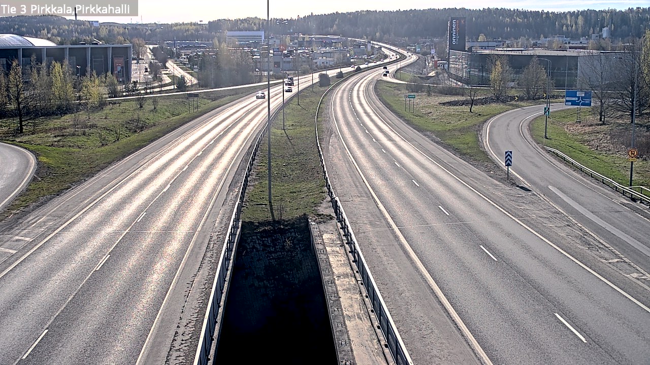 Weather Camera Image Road 3 Pirkkala, Pirkkahalli, Pirkkala, Pirkanmaa