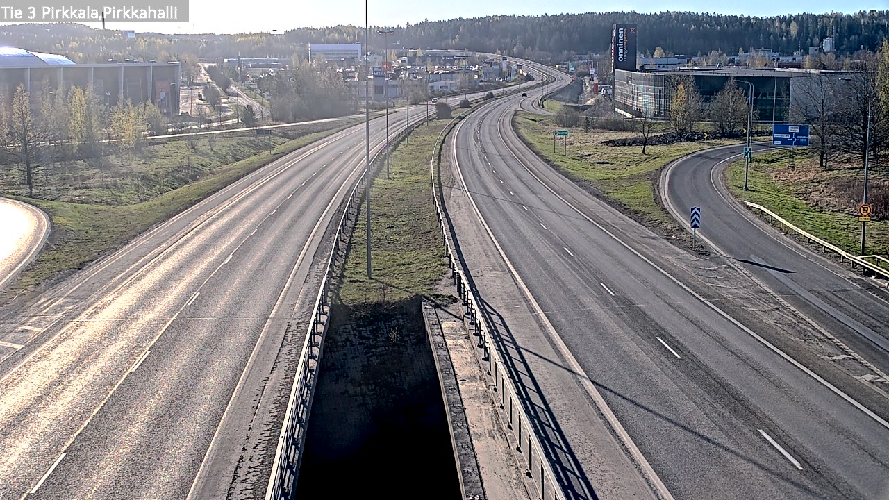 Weather Camera Image Road 3 Pirkkala, Pirkkahalli, Pirkkala, Pirkanmaa