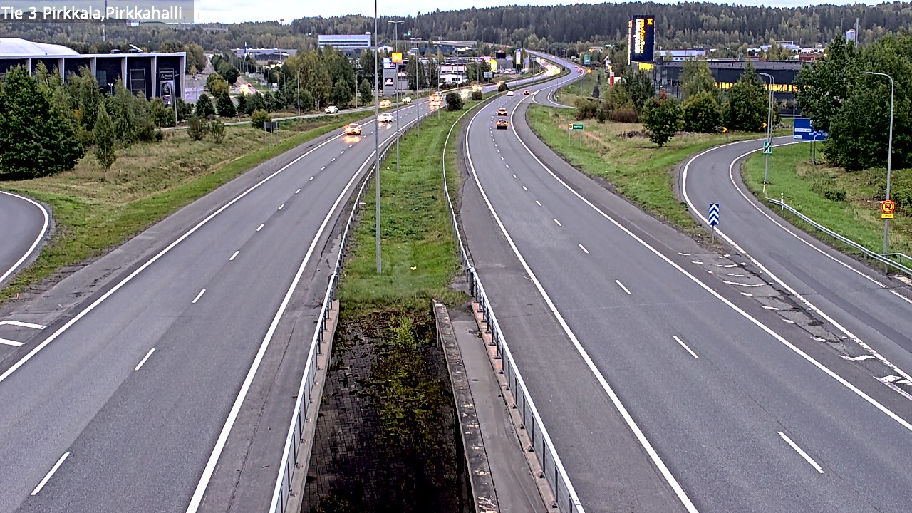 Weather Camera Image Väg 3 Birkala, Pirkkahalli, Pirkkala, Pirkanmaa