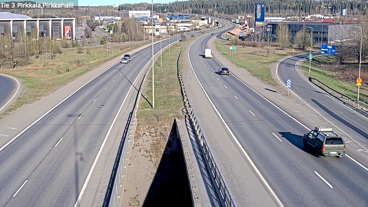 Weather Camera Image Road 3 Pirkkala, Pirkkahalli, Pirkkala, Pirkanmaa