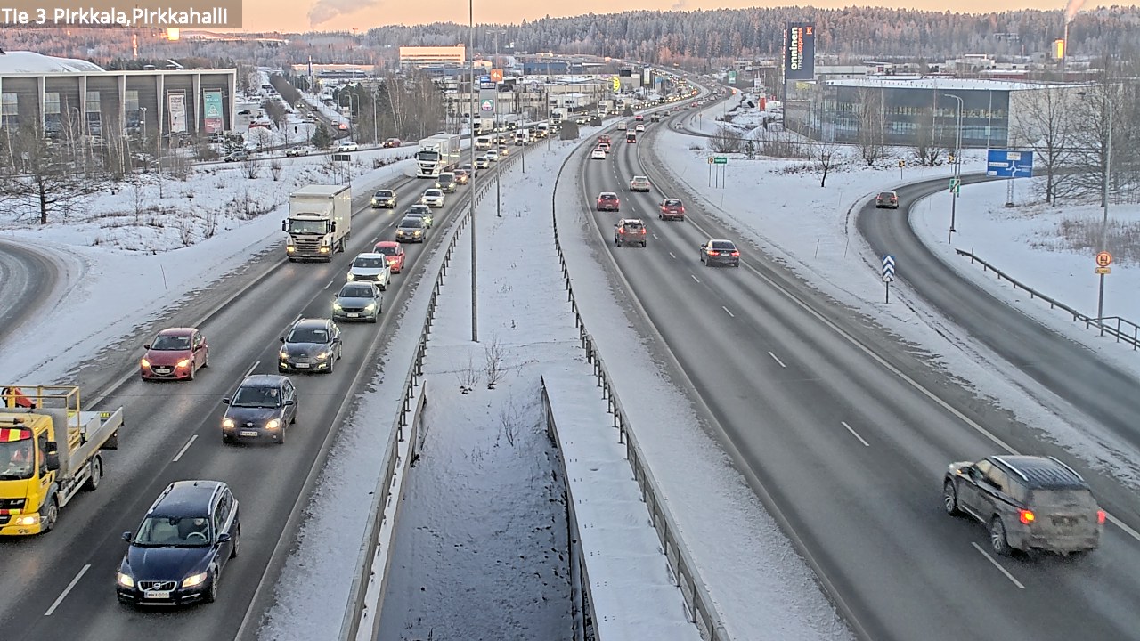 Weather Camera Image Väg 3 Birkala, Pirkkahalli, Pirkkala, Pirkanmaa