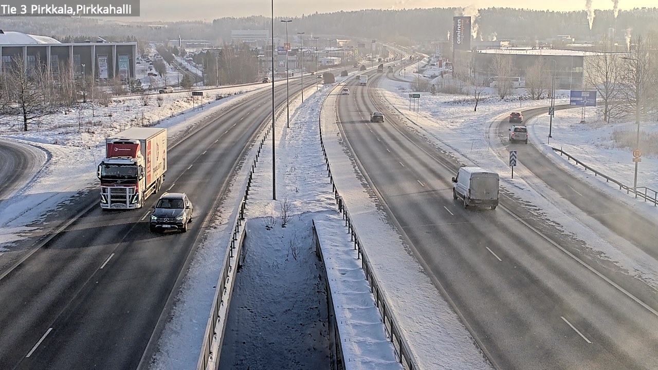 Weather Camera Image Väg 3 Birkala, Pirkkahalli, Pirkkala, Pirkanmaa
