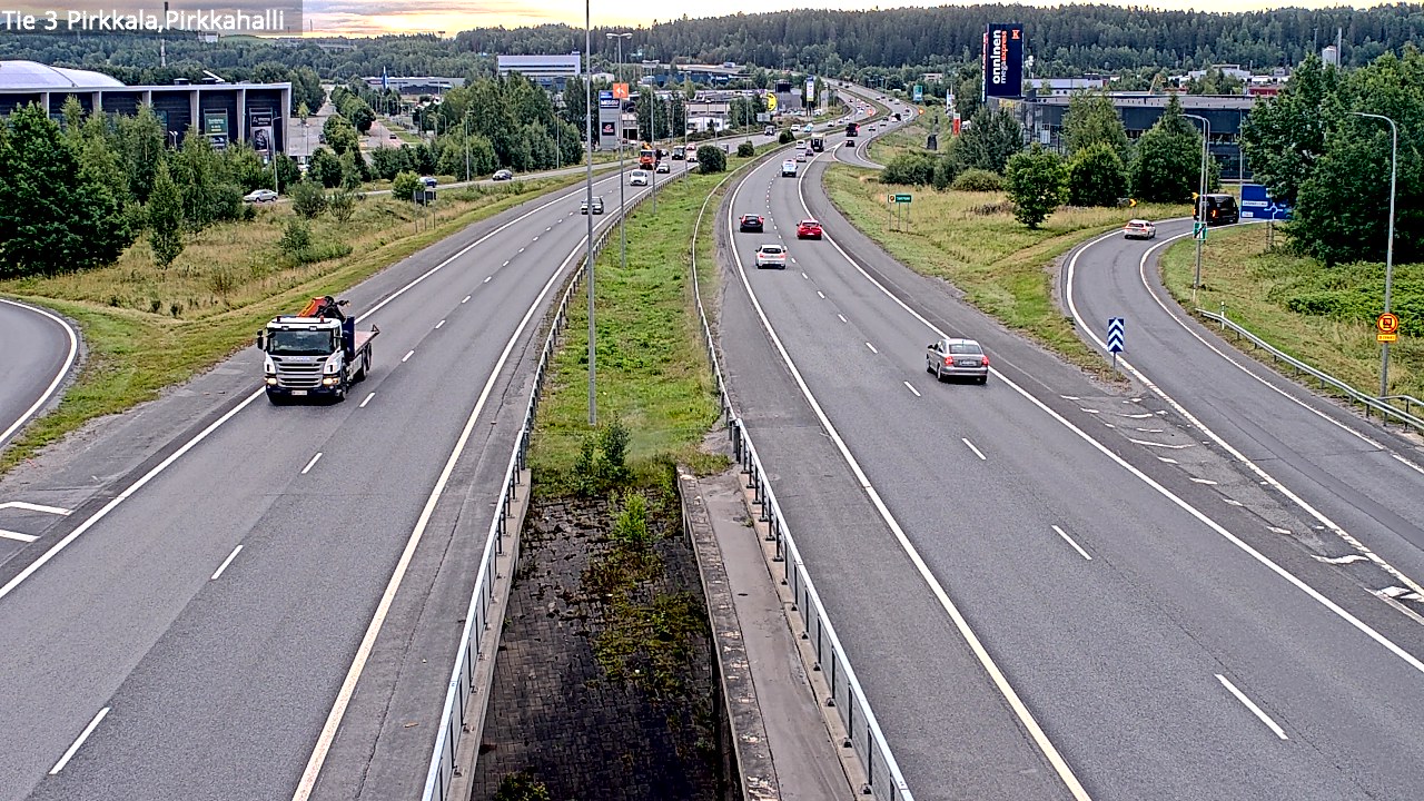 Weather Camera Image Väg 3 Birkala, Pirkkahalli, Pirkkala, Pirkanmaa