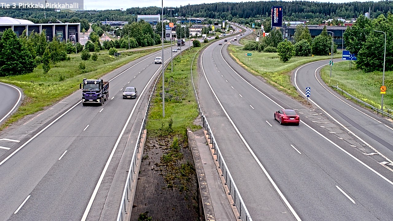 Weather Camera Image Väg 3 Birkala, Pirkkahalli, Pirkkala, Pirkanmaa
