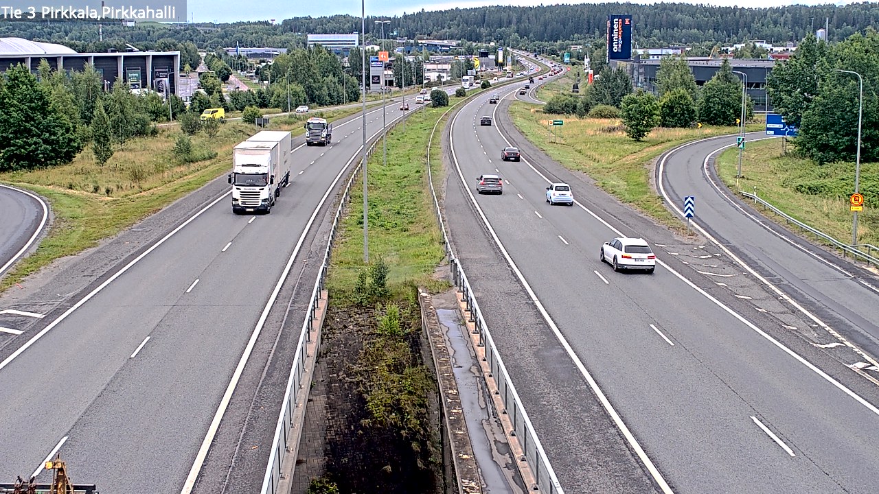 Weather Camera Image Road 3 Pirkkala, Pirkkahalli, Pirkkala, Pirkanmaa