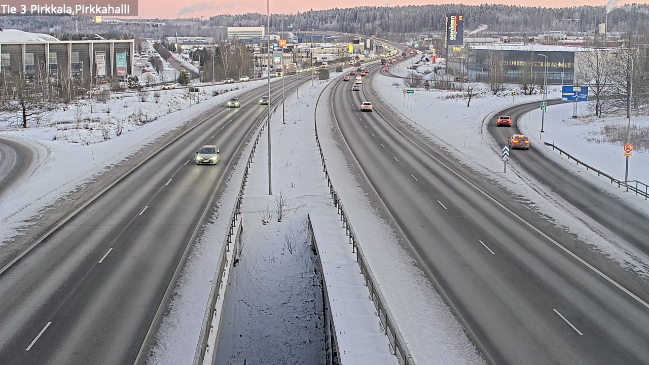 Weather Camera Image Väg 3 Birkala, Pirkkahalli, Pirkkala, Pirkanmaa