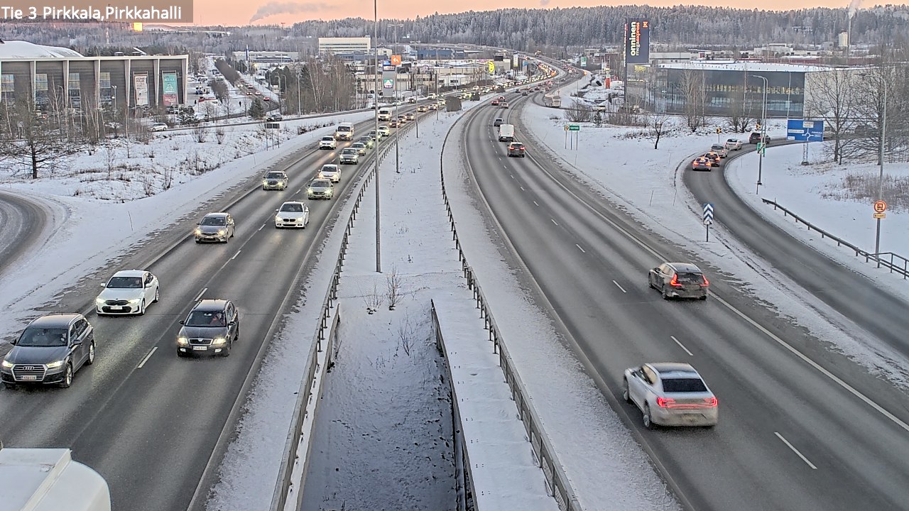 Weather Camera Image Väg 3 Birkala, Pirkkahalli, Pirkkala, Pirkanmaa