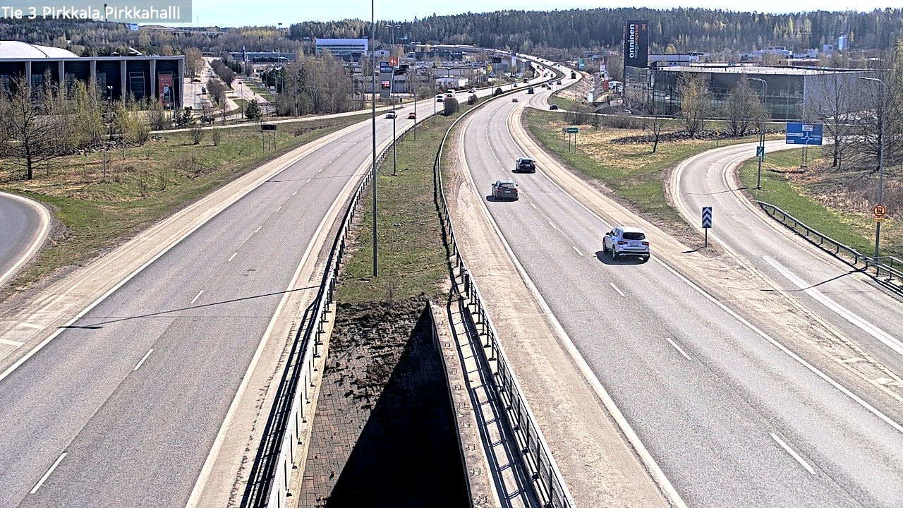 Weather Camera Image Road 3 Pirkkala, Pirkkahalli, Pirkkala, Pirkanmaa