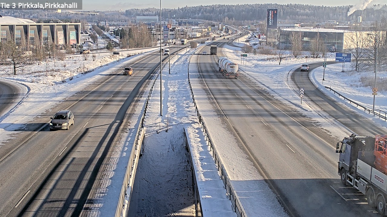 Weather Camera Image Väg 3 Birkala, Pirkkahalli, Pirkkala, Pirkanmaa
