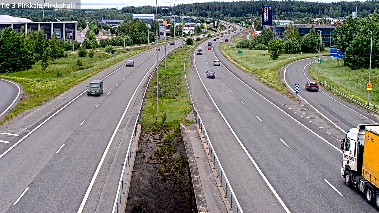 Weather Camera Image Väg 3 Birkala, Pirkkahalli, Pirkkala, Pirkanmaa