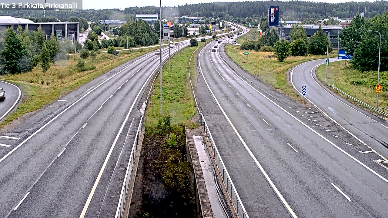 Weather Camera Image Road 3 Pirkkala, Pirkkahalli, Pirkkala, Pirkanmaa