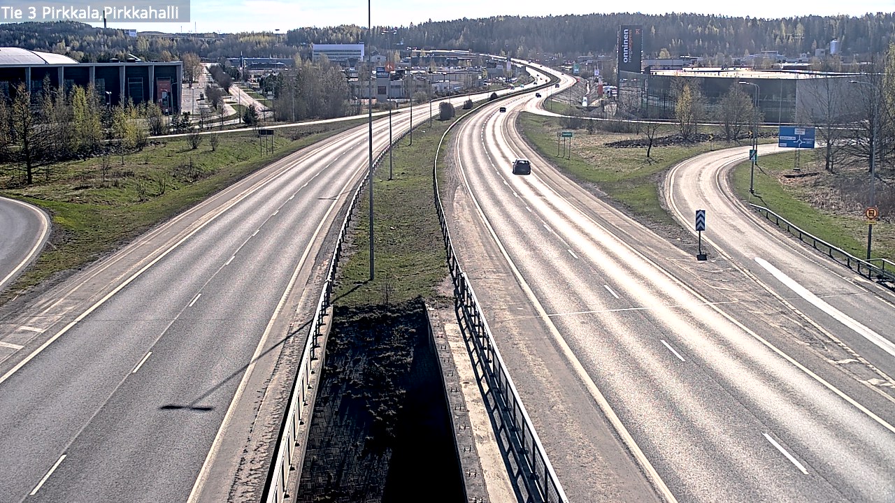 Weather Camera Image Road 3 Pirkkala, Pirkkahalli, Pirkkala, Pirkanmaa