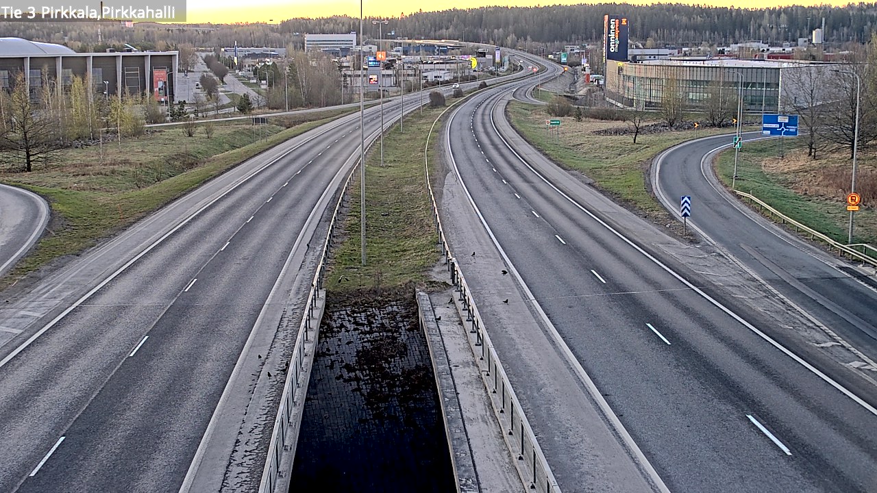 Weather Camera Image Road 3 Pirkkala, Pirkkahalli, Pirkkala, Pirkanmaa