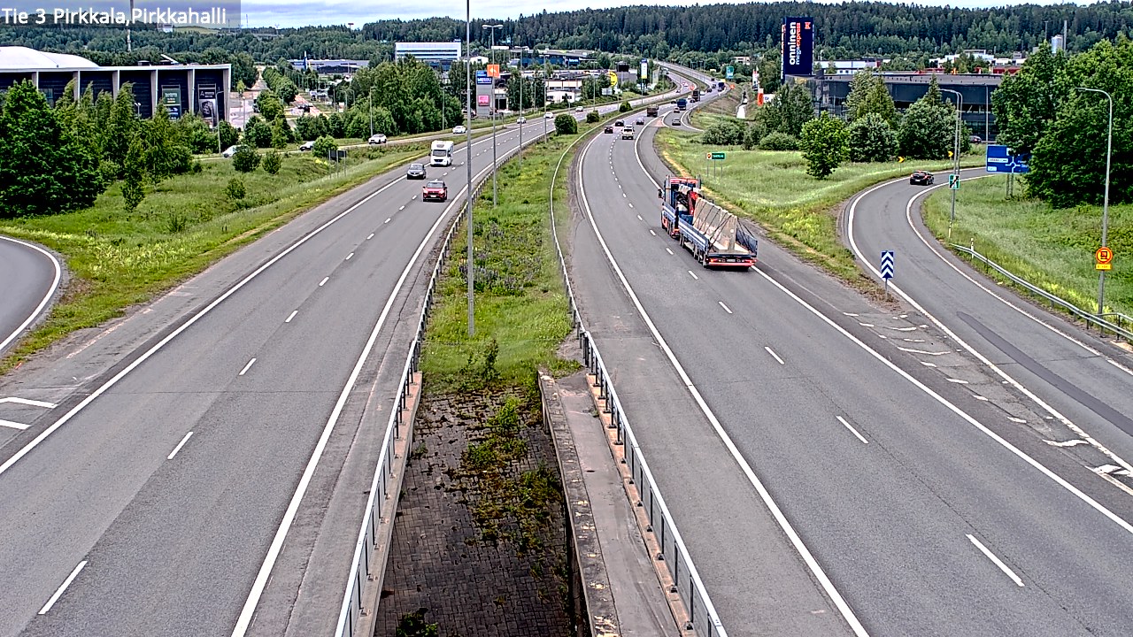 Weather Camera Image Väg 3 Birkala, Pirkkahalli, Pirkkala, Pirkanmaa