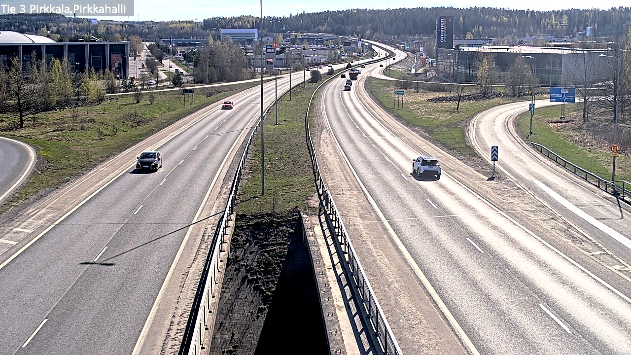 Weather Camera Image Road 3 Pirkkala, Pirkkahalli, Pirkkala, Pirkanmaa
